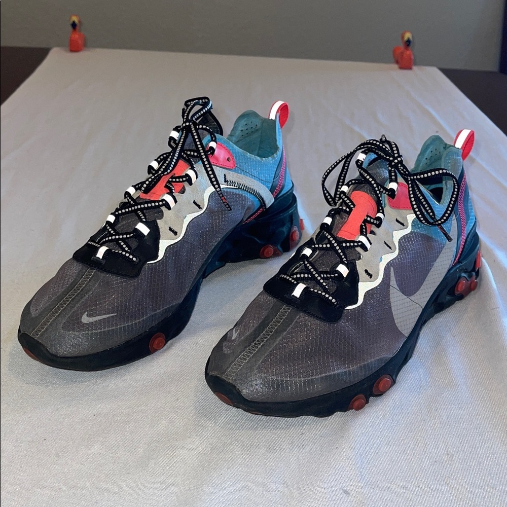 Nike React Element 87
Blue Chill Solar Red SZ 11.5 - Picture 2 of 12